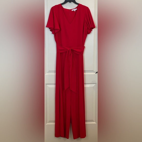 Like new, Preston & York, red jumpsuit, size 16 - Picture 1 of 7